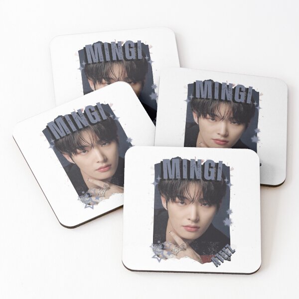 Item preview, Ateez Mingi Kpop Boy Group Korean Pop Collage Design designed and sold by AJUNICE STUDIO.