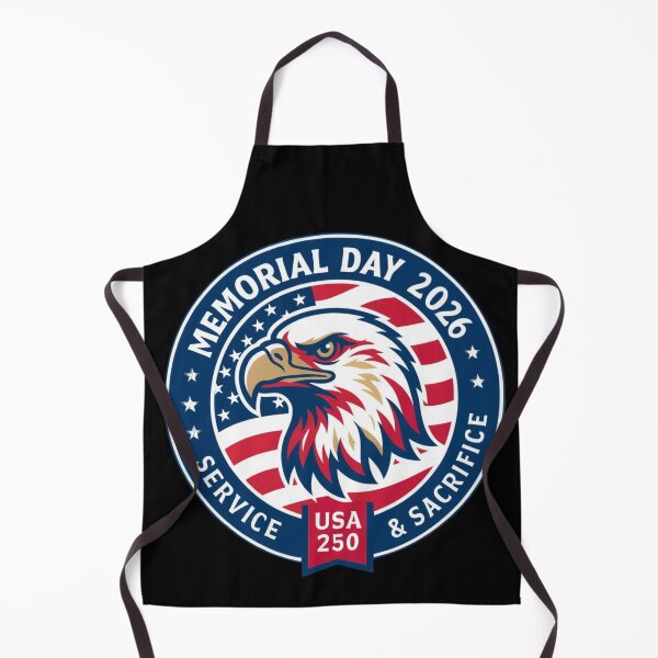 Item preview, USA Memorial Day 2026 Service & Sacrifice USA 250 designed and sold by Thread&Fable.