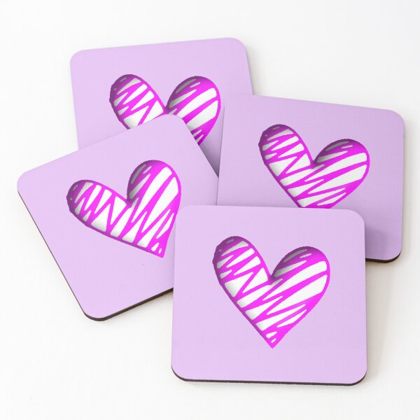 Item preview, Magenta Heart 3D Doodle Love Aesthetic Y2K designed and sold by AstronautMerch.