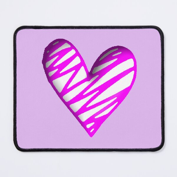 Item preview, Magenta Heart 3D Doodle Love Aesthetic Y2K designed and sold by AstronautMerch.