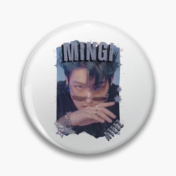 Item preview, Ateez Mingi Kpop Boy Group Korean Pop Collage Design designed and sold by AJUNICE STUDIO.