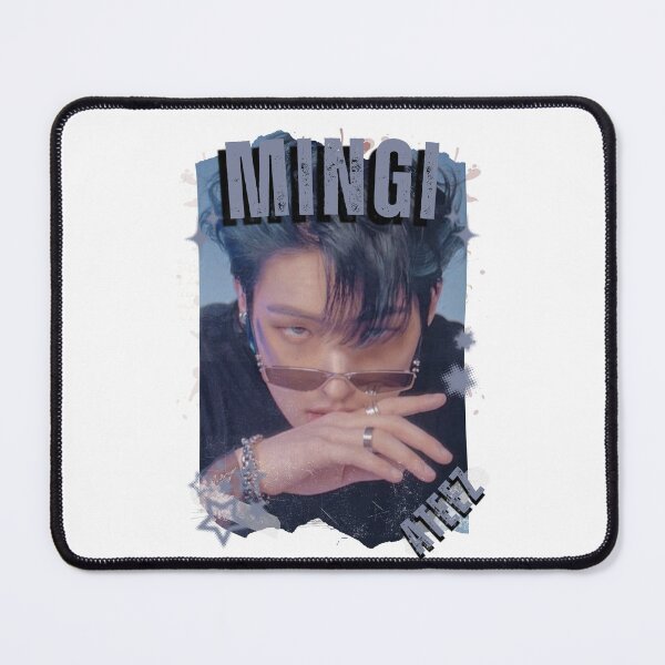 Item preview, Ateez Mingi Kpop Boy Group Korean Pop Collage Design designed and sold by AJUNICE STUDIO.