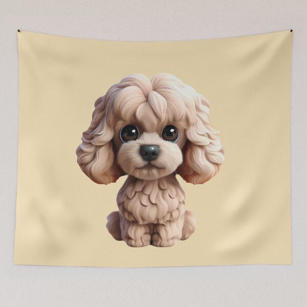 Item preview, Cute Cockapoo Dog – Adorable Puppy Illustration designed and sold by The Digital Compass.