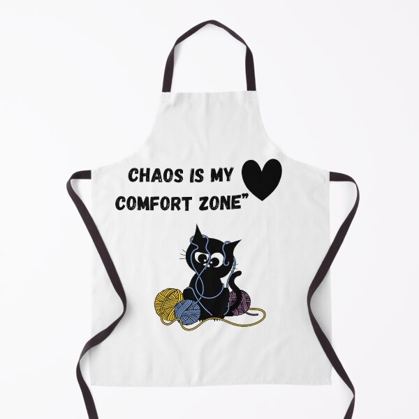 Item preview, Chaos Is My Comfort Zone Funny Cat designed and sold by PeplumiArt.