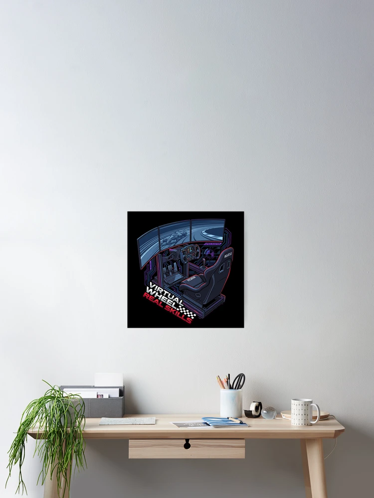 Thumbnail 2 of 3, Poster, Sim Racing Creative Design designed and sold by enzoade.