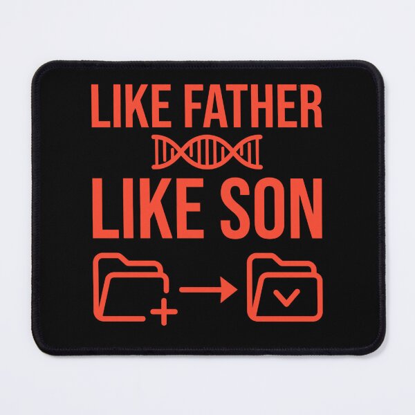Item preview, Like Father Like Son Funny Matching Dad Shirt Copy Paste DNA Design designed and sold by Im-Ara.