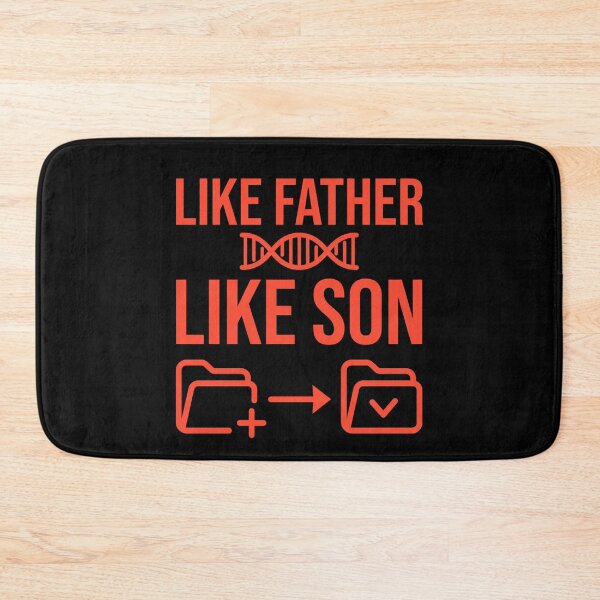 Item preview, Like Father Like Son Funny Matching Dad Shirt Copy Paste DNA Design designed and sold by Im-Ara.