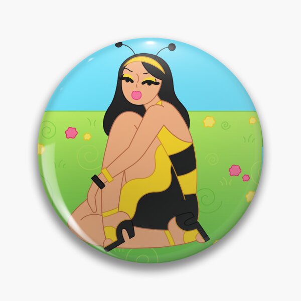 Item preview, Bumblebee Pinup Girl Illustration designed and sold by brianarells.