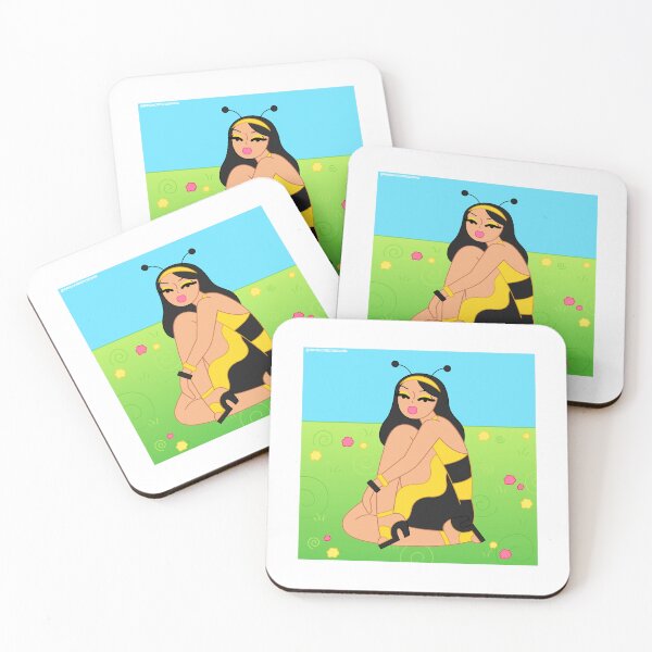 Item preview, Bumblebee Pinup Girl Illustration designed and sold by brianarells.