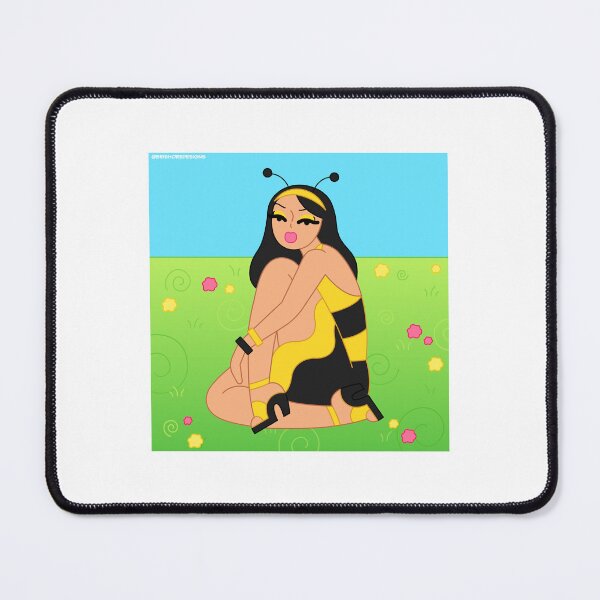 Item preview, Bumblebee Pinup Girl Illustration designed and sold by brianarells.