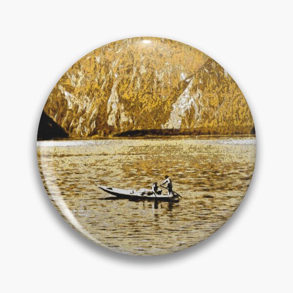 Item preview, Fishermen, Obersee Lake, Berchtesgaden, Germany, 1903, Digital Illustration designed and sold by AMacGPhilly.