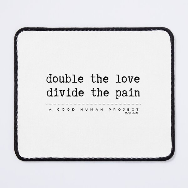 Item preview, double the love divide the pain - a good human project  designed and sold by humanelle.