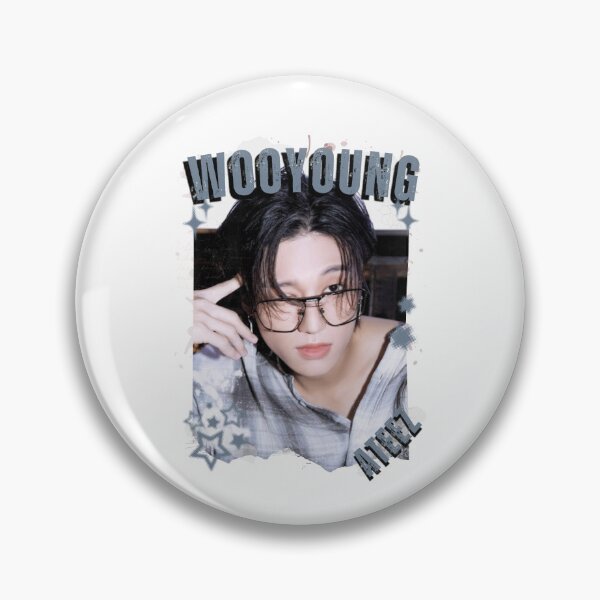 Item preview, Ateez Wooyoung Kpop Boy Group Korean Pop Collage Design designed and sold by AJUNICE STUDIO.