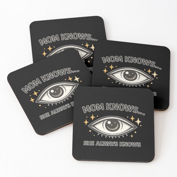 Item preview, Mom Knows She Always Knows Funny Mother’s Day Gift Minimal Eye Spooky Mom Shirt designed and sold by warlistop.