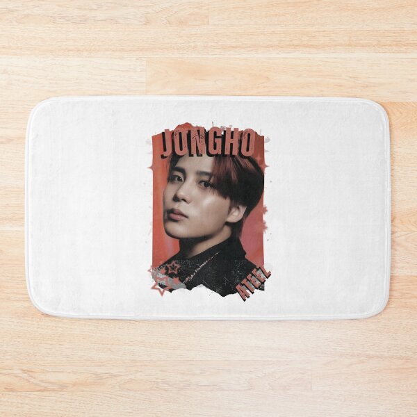 Item preview, Ateez Jongho Kpop Boy Group Korean Pop Collage Design designed and sold by AJUNICE STUDIO.