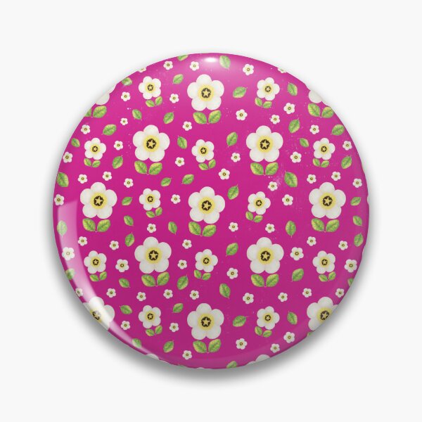Item preview, Delicate Floral Print on a Pink Background designed and sold by janine-ilustra.