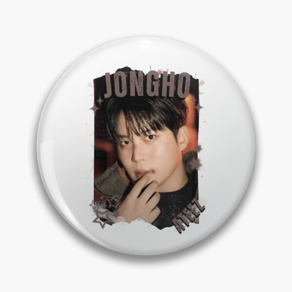 Item preview, Ateez Jongho Kpop Boy Group Korean Pop Collage Design designed and sold by AJUNICE STUDIO.
