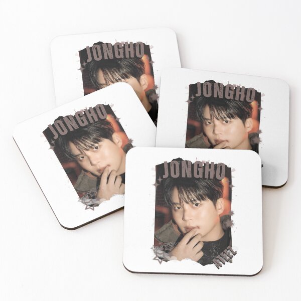 Item preview, Ateez Jongho Kpop Boy Group Korean Pop Collage Design designed and sold by AJUNICE STUDIO.