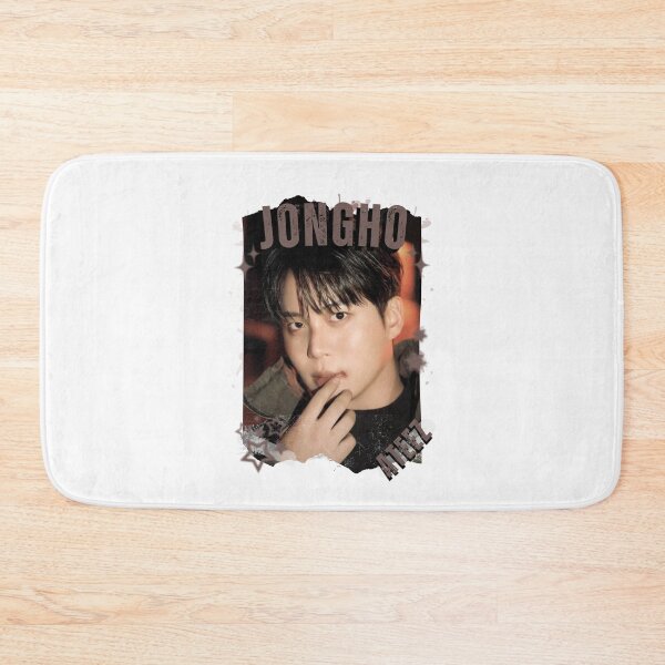 Item preview, Ateez Jongho Kpop Boy Group Korean Pop Collage Design designed and sold by AJUNICE STUDIO.