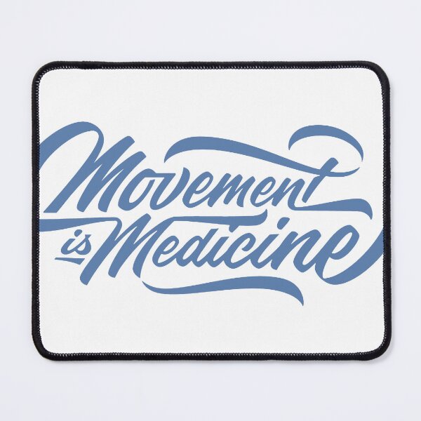 Item preview, Movement Is Medicine – Fitness Motivation Typography Design designed and sold by andry01.