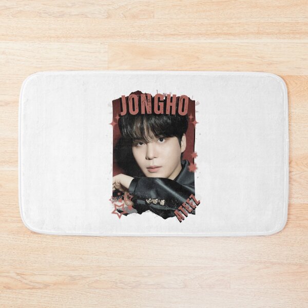 Item preview, Ateez Jongho Kpop Boy Group Korean Pop Collage Design designed and sold by AJUNICE STUDIO.