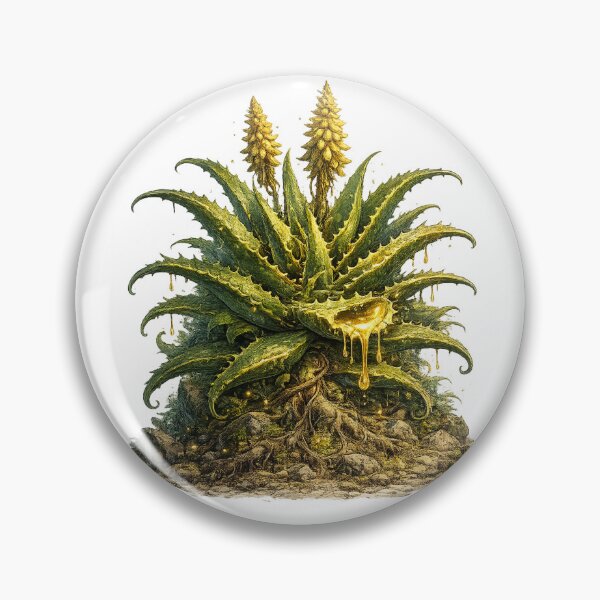 Item preview, Fantasy Aloe Plant Magical Botanical Illustration designed and sold by ExoticWave.