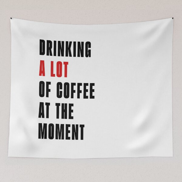 Item preview, Drinking A Lot Of Coffee At the Moment | Taylor Swift Inspired designed and sold by CrochetBouquet.