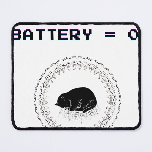Item preview, Introvert Cat.social battery =0 designed and sold by Raxid2022.