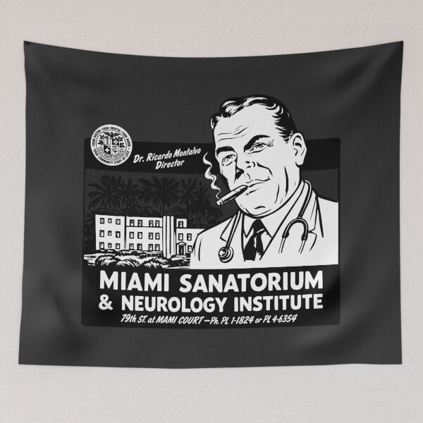 Item preview, Vintage Miami Asylum Sanatorium designed and sold by Kujo Dangerous Vintage.