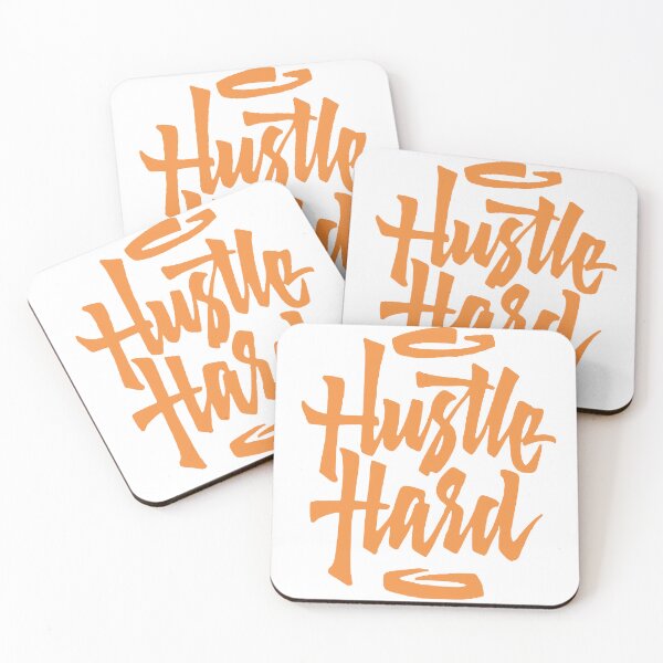 Item preview, Hustle Hard – Motivational Typography Design designed and sold by andry01.