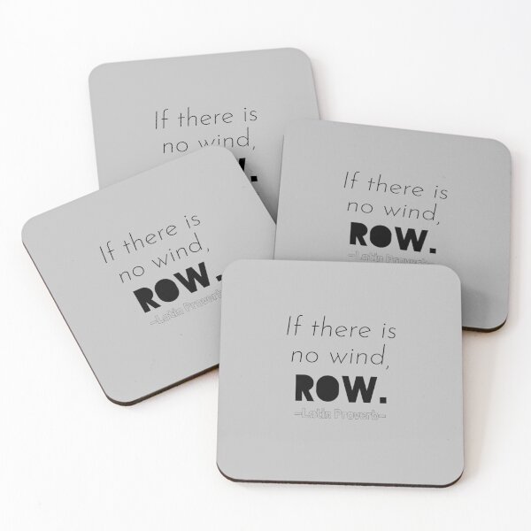 Item preview, motivational quote, start rowing designed and sold by GiSilver.