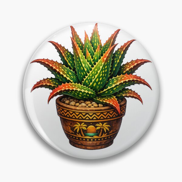 Item preview, Exotic aloe in a pot designed and sold by ExoticWave.