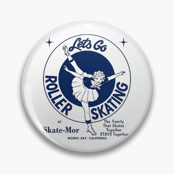 Item preview, Skate-Mor Morro Bay California Roller Skating Rink Sticker Decal Label Design 2 designed and sold by tislord.