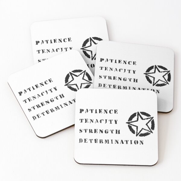 Item preview, patience tenacity strength determination - ptsd growth - a good human project designed and sold by humanelle.