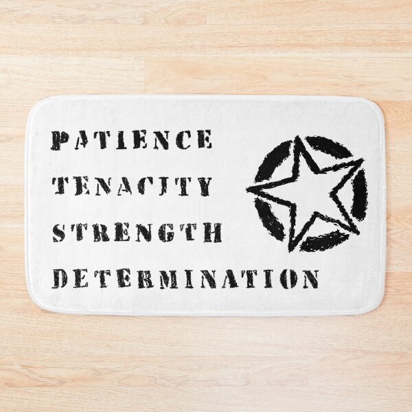 Item preview, patience tenacity strength determination - ptsd growth - a good human project designed and sold by humanelle.
