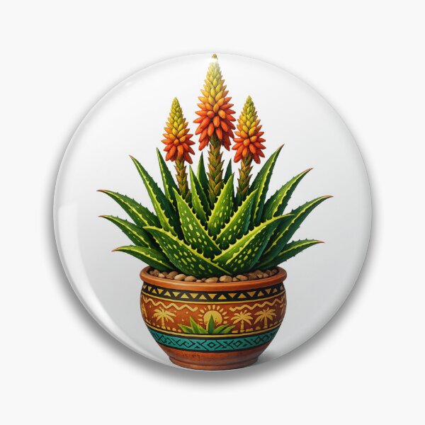 Item preview, Exotic aloe in a pot designed and sold by ExoticWave.