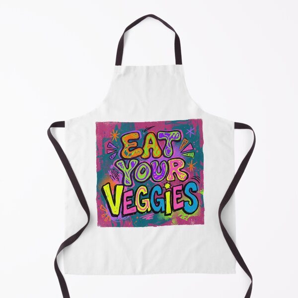 Item preview, Eat Your Veggies Retro Pop Art Print designed and sold by 21 Tulips.