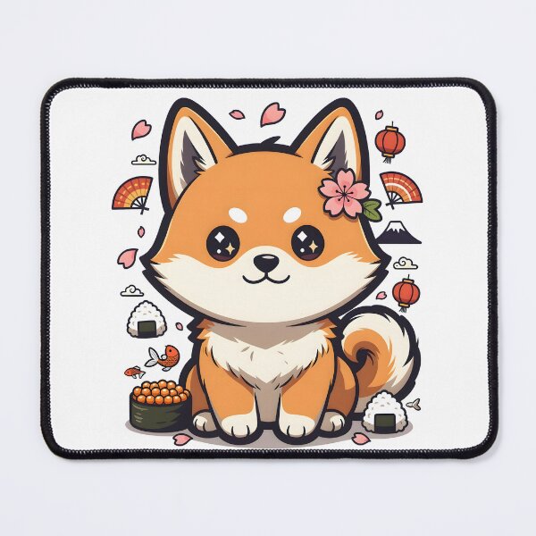 Item preview, Cute Kawaii Shiba Inu Japanese designed and sold by ByteNomadShop.