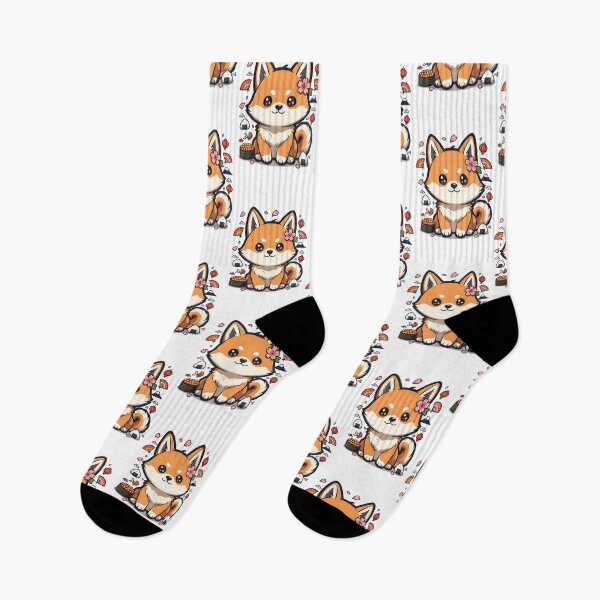 Item preview, Cute Kawaii Shiba Inu Japanese designed and sold by ByteNomadShop.