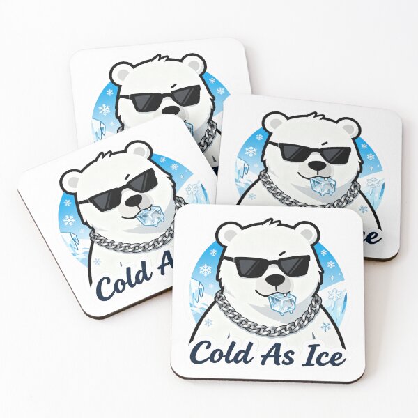 Item preview, Polar Bear Aesthetic Sticker Cold As Ice 6 designed and sold by HealthyEnvy.