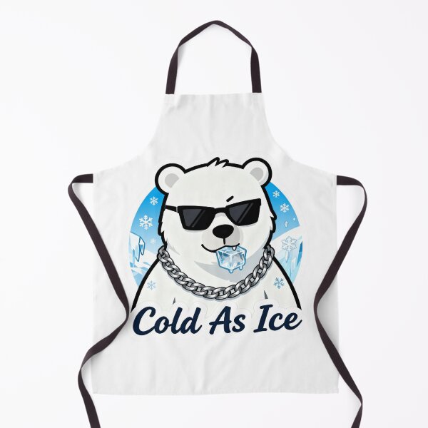 Item preview, Polar Bear Aesthetic Sticker Cold As Ice 6 designed and sold by HealthyEnvy.
