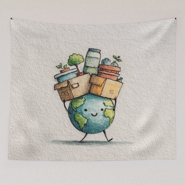 Item preview, Earth’s Eco-Effortful Trek designed and sold by Venon28.