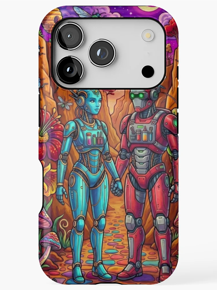 Thumbnail 1 of 4, iPhone Case, Explorer robot designed and sold by PP&RAINBOW SHOP.