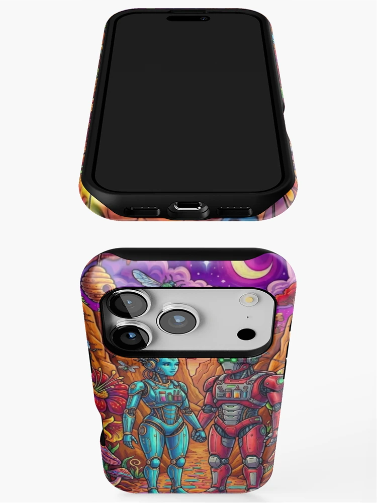 Thumbnail 3 of 4, iPhone Case, Explorer robot designed and sold by PP&RAINBOW SHOP.