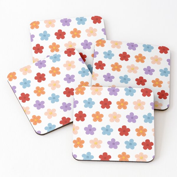 Item preview, colourful flowers pattern designed and sold by Digitaload.