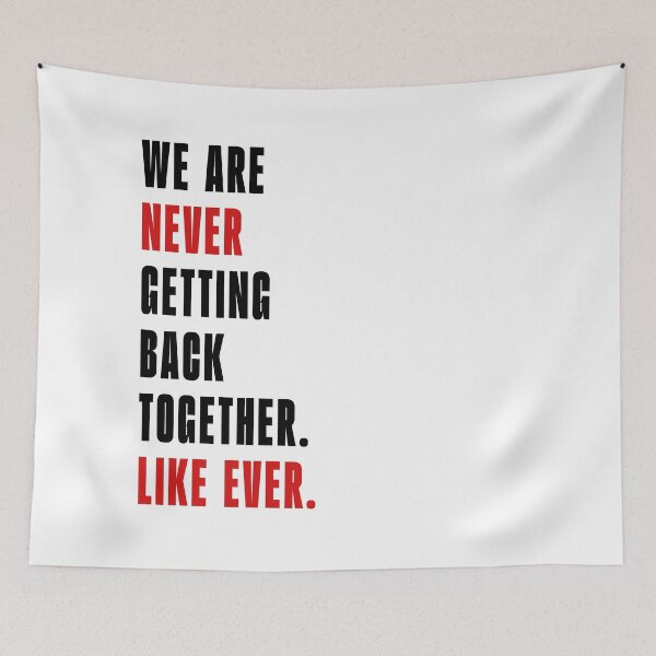 Item preview, We Are Never Ever Getting Back Together | Taylor Swift Inspired designed and sold by CrochetBouquet.