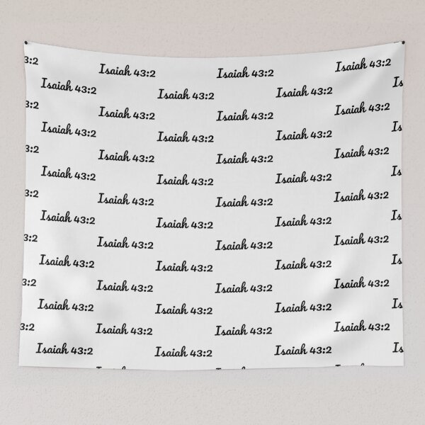 Item preview, Isaiah 43:2 Bible Verse designed and sold by Ruby Power.