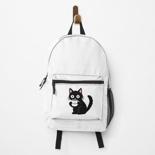 Item preview, Black cat drinking coffee  designed and sold by Black cat shop.