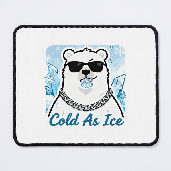 Item preview, Polar Bear Aesthetic Sticker Cold As Ice 8 designed and sold by HealthyEnvy.