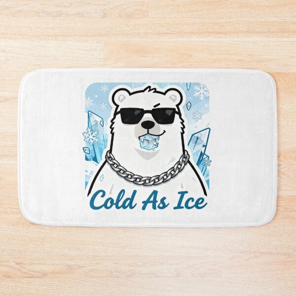 Item preview, Polar Bear Aesthetic Sticker Cold As Ice 8 designed and sold by HealthyEnvy.